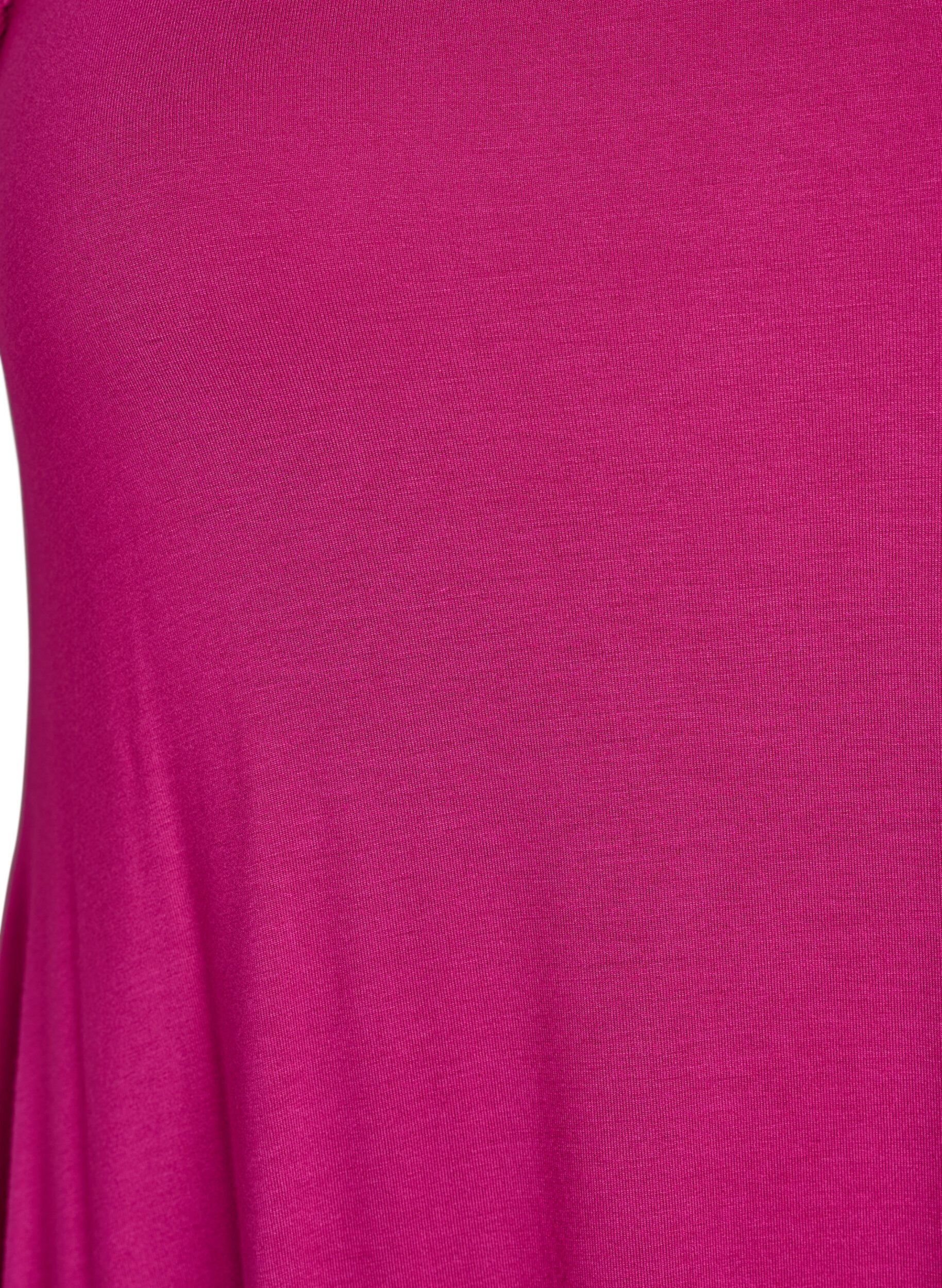 Zizzi Robe de plage en viscose avec bretelles tress&eacute;es, Rose, Packshot image number 2