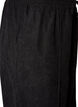 Pantalon en velours c&ocirc;tel&eacute; &agrave; coupe ample et taille haute, Noir, Packshot image number 2