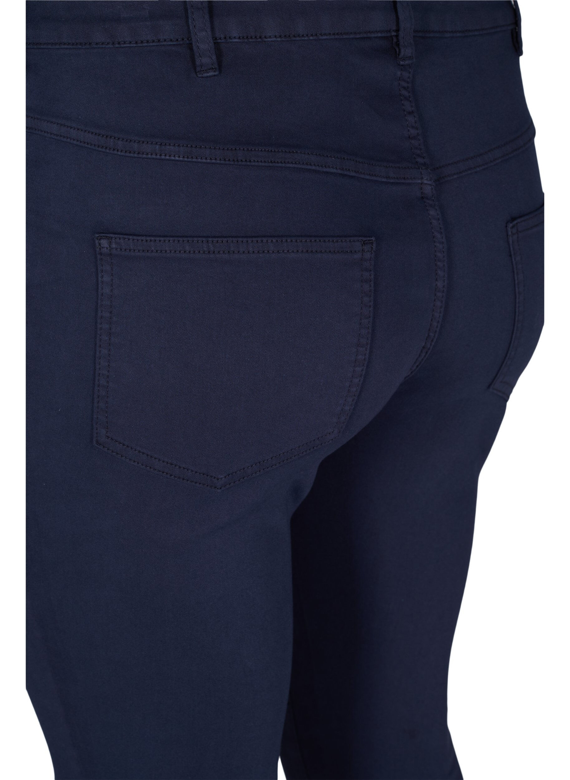 ZizziSuper slim Amy jeans met hoge taille, Night Sky, Packshot image number 3