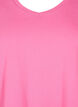 Effen basic T-shirt van katoen, Roze, Packshot image number 2