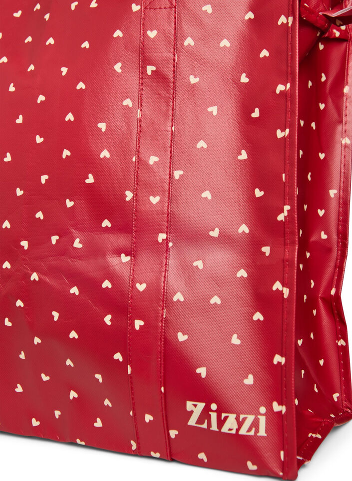 Shoppingtas met ritssluiting, Rood, Packshot image number 2