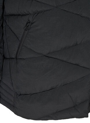 Veste à capuche coupe-vent avec poches, Black, Packshot image number 3