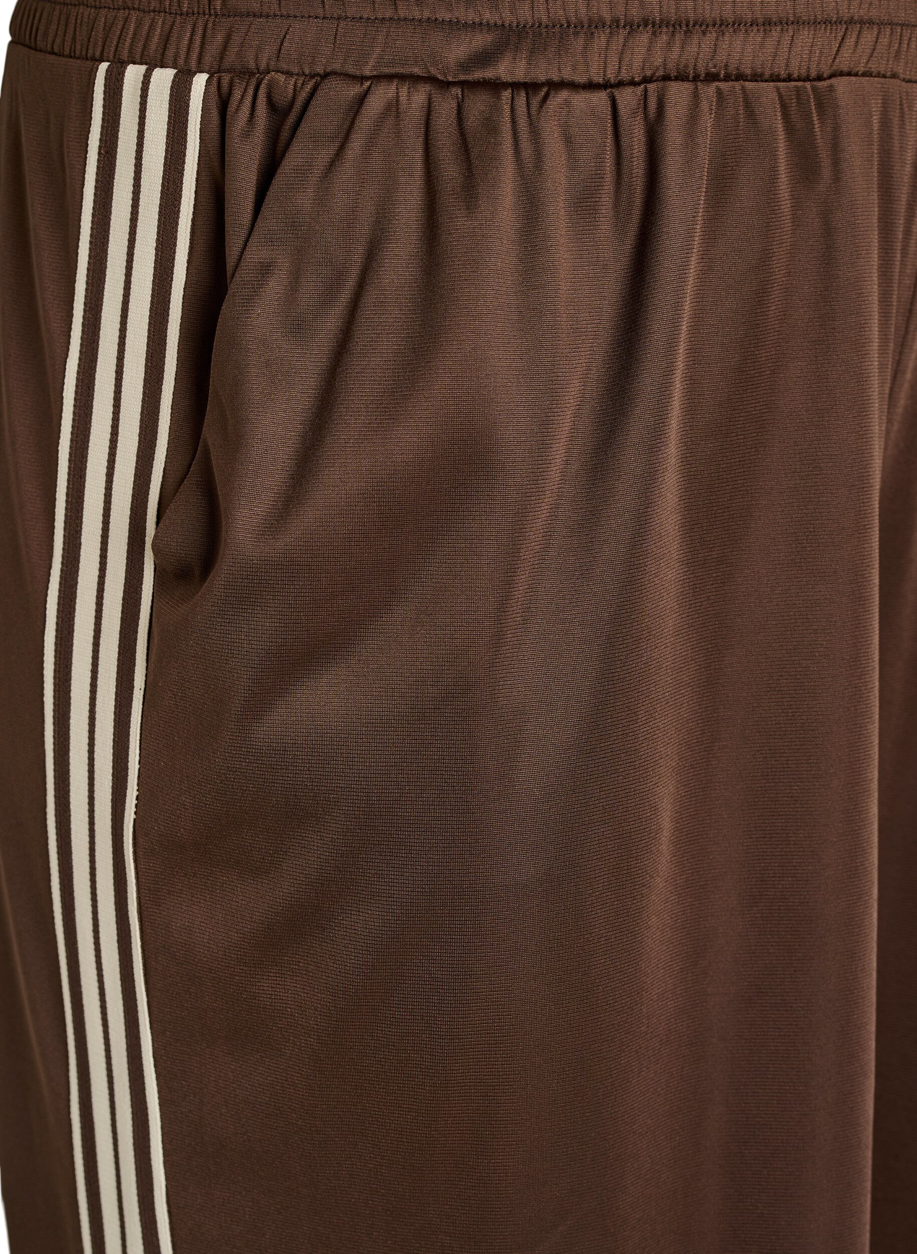 ZizziTrackpants met zijstrepen en zakken, Bruin, Packshot image number 2