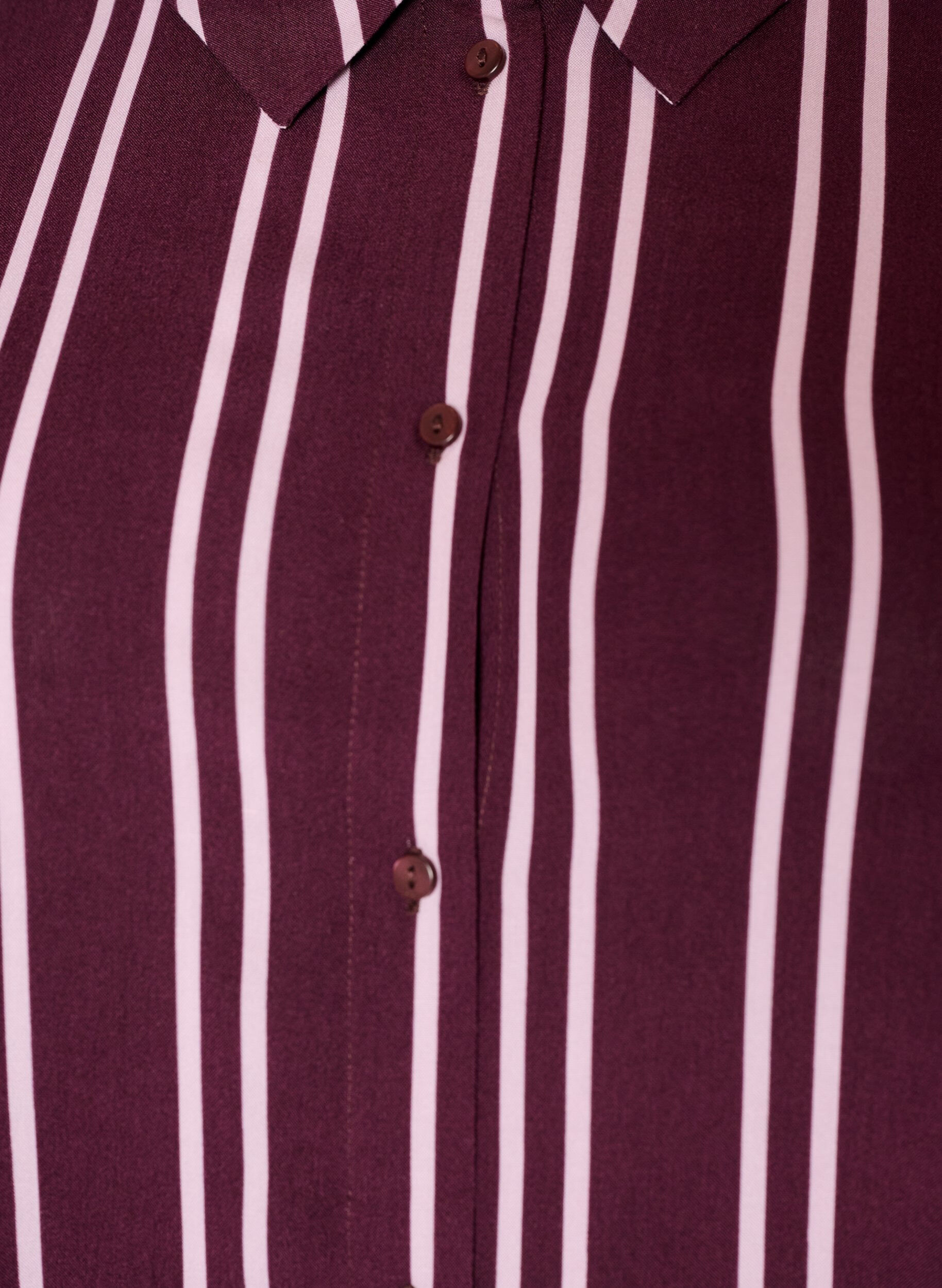 ZizziChemise de nuit &agrave; rayures, Bordeaux fonc&eacute;, Packshot image number 2