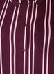 Chemise de nuit &agrave; rayures, Bordeaux fonc&eacute;, Packshot image number 2