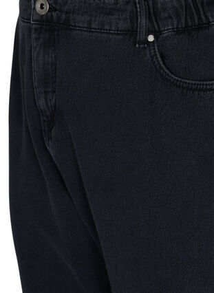 Slouchy fit Saga jeans met hoge taille, Grey Denim, Packshot image number 2