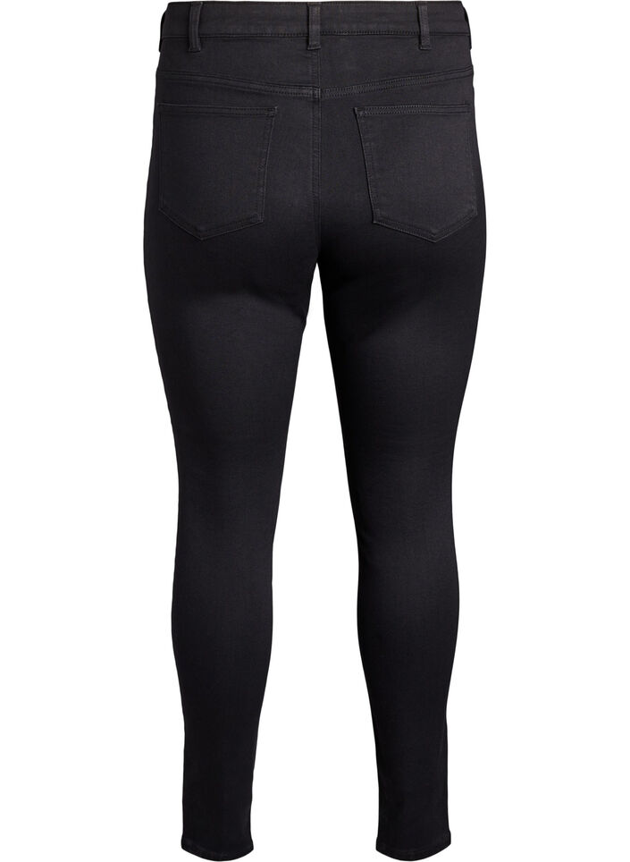 Jean Amy super slim &agrave; taille haute, Noir, Packshot image number 1
