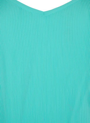 Top plissé sans manches, Turquoise, Packshot image number 2