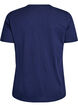 Basic katoenen T-shirt met ronde hals, Blauw, Packshot image number 1