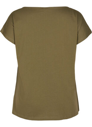 T-shirt avec poche poitrine en coton bio, Ivy Green, Packshot image number 1