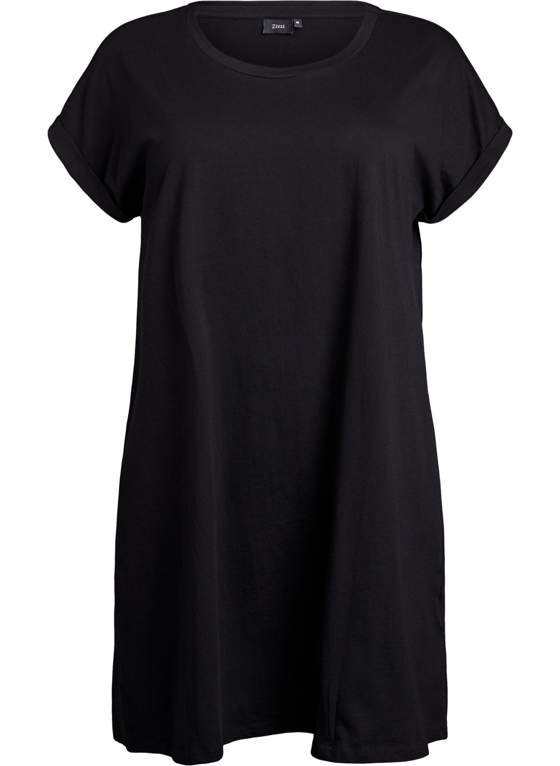 Zizzi2-pack T-shirtjurk met korte mouwen, Blauw, Packshot image number 2