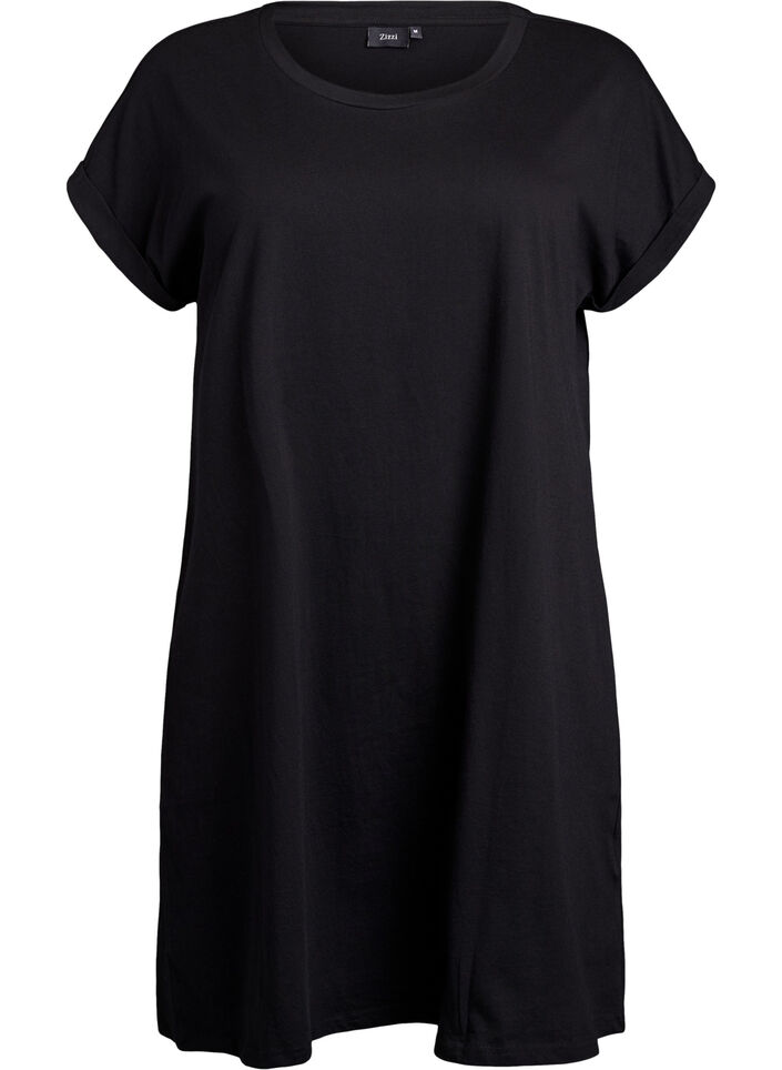 2-pack T-shirtjurk met korte mouwen, Blauw, Packshot image number 2