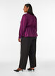 High-waist tailoring broek met rechte pijpen, Zwart, Model image number 1