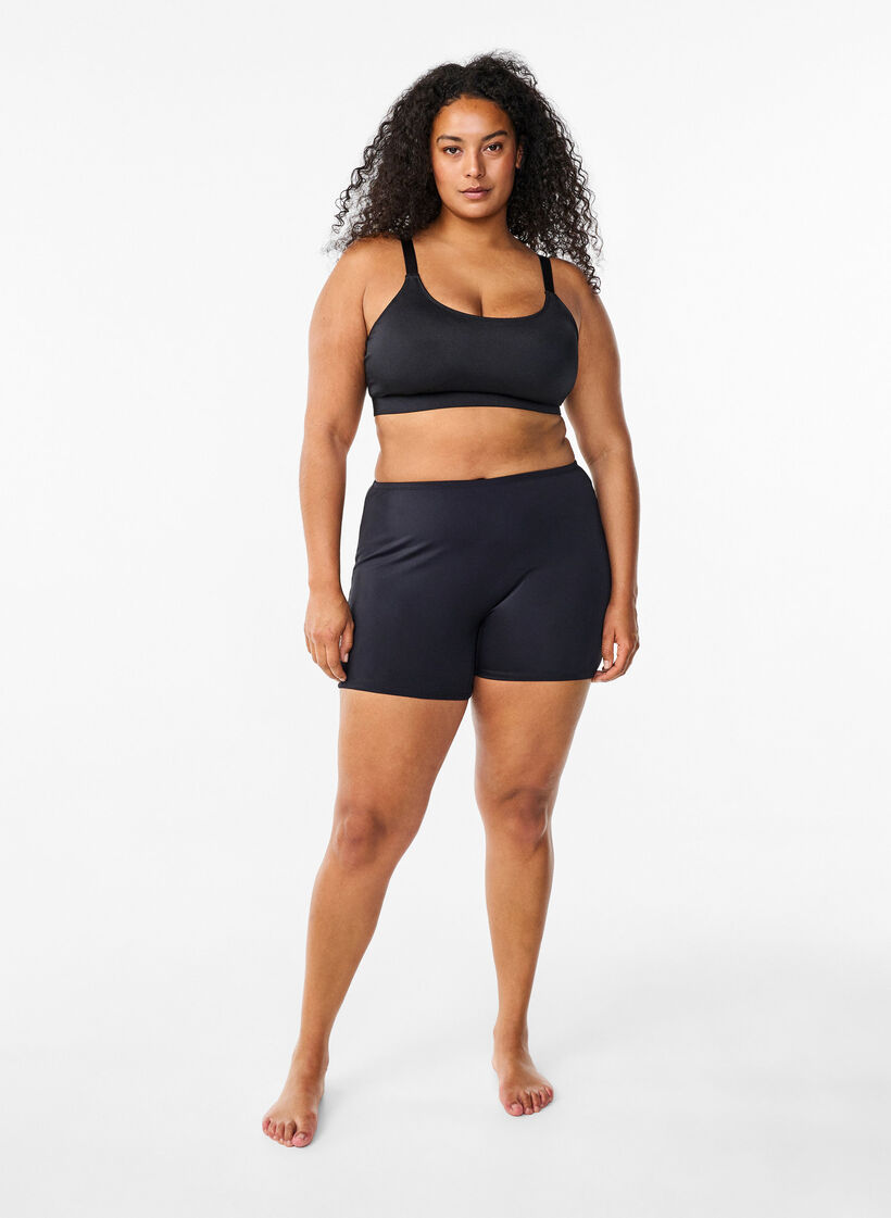 Short de bikini, Noir, Model image number 1