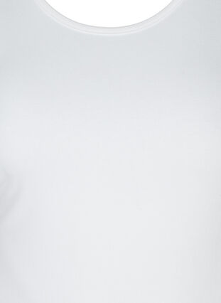 Katoenen top met kanten rand, White, Packshot image number 2