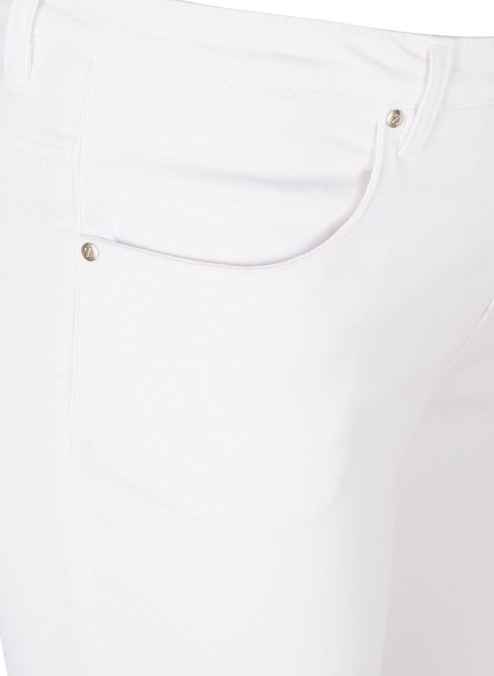 Super slim Amy jeans met hoge taille, White, Packshot image number 2
