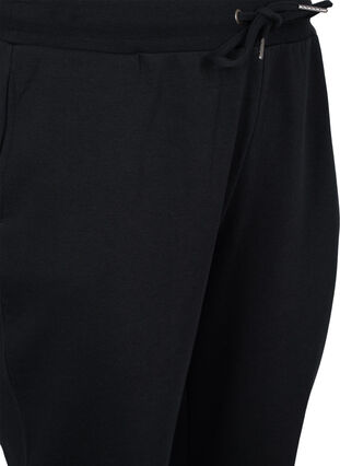 Pantalon de jogging avec lien et poches, Black, Packshot image number 2