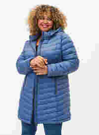 Veste légère matelassée avec capuche détachable et poches, Bering Sea, Model