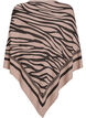 Fijngebreide poncho, Zwart, Packshot image number 1