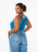 Haut uni Basic en coton, Bleu p&eacute;trole, Model image number 2