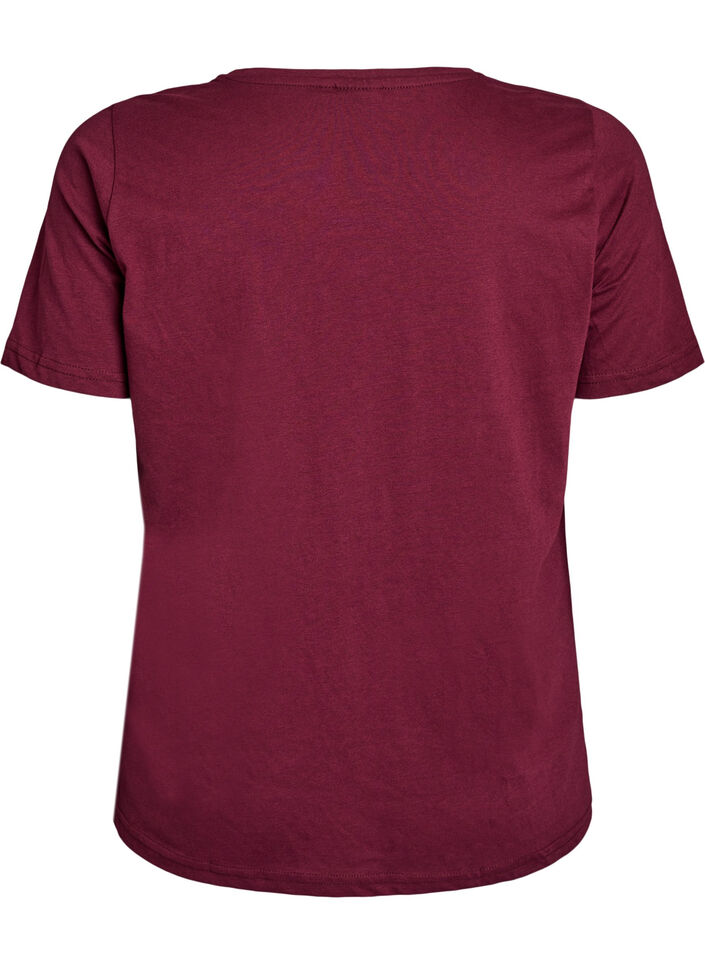 FLASH - T-shirt imprimé, Bordeaux, Packshot image number 1