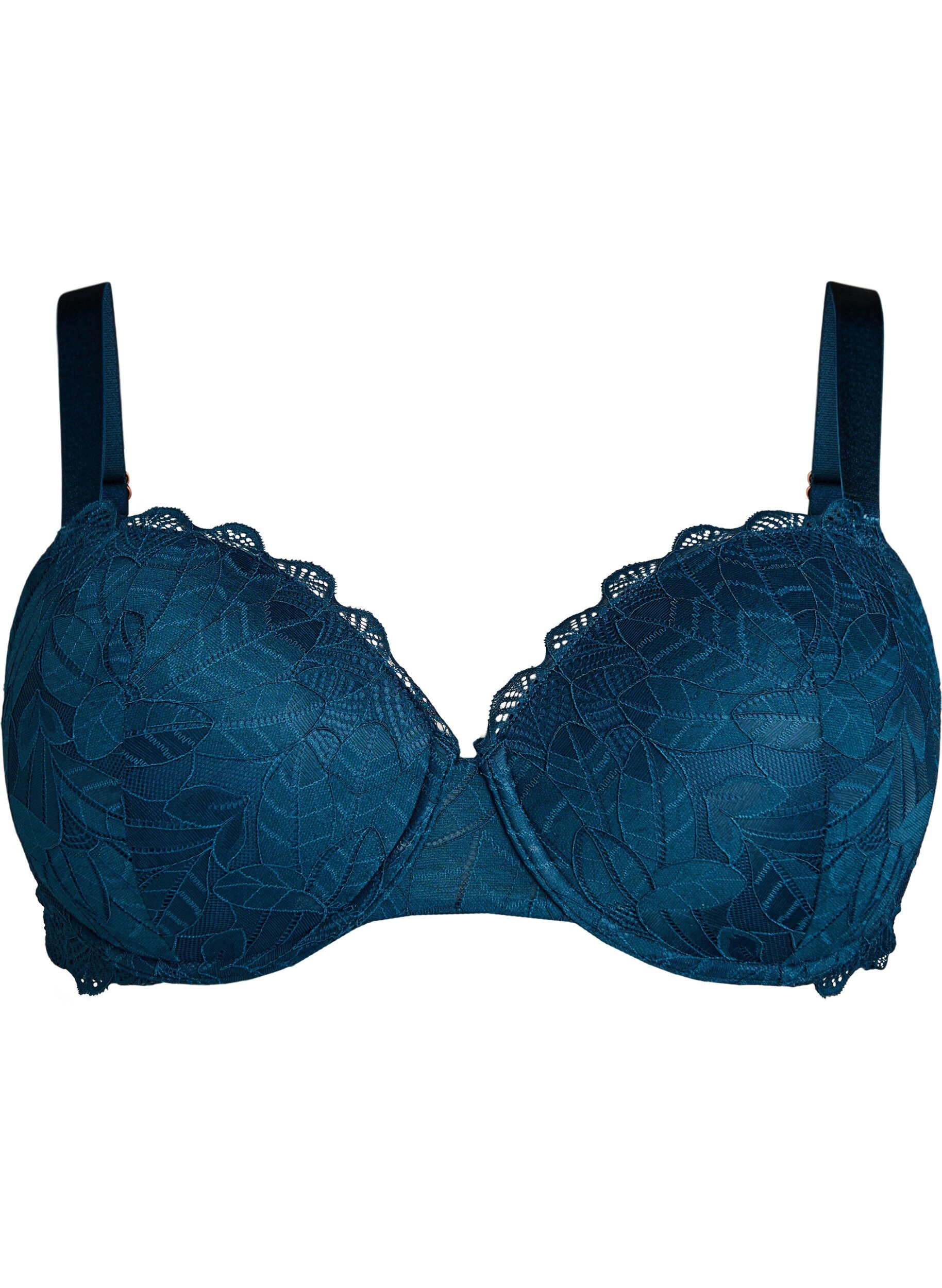 Soutien-gorge en dentelle et &agrave; bonnets moul&eacute;s