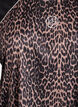 Workout T-shirt met raglanmouwen en luipaardprint, Bruin, Packshot image number 2