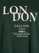 T-shirt met print, Groen, Packshot image number 2