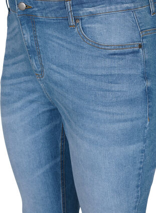 Jeans Emily à la coupe ajustée et à la taille normale, Blue denim, Packshot image number 2