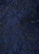 Blouse transparente avec texture florale et manches longues, Bleu, Packshot image number 2