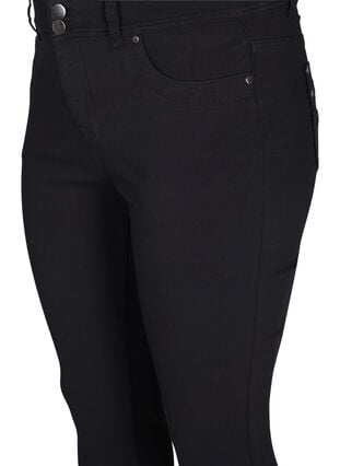 Pantalon capri ajusté en mélange de viscose, Black, Packshot image number 2