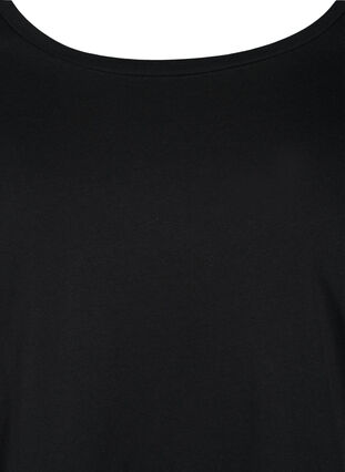 Lot de 2 blouses basiques en coton, Black/Black, Packshot image number 2