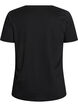T-shirt met print, Zwart, Packshot image number 1
