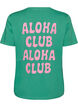 T-shirt en coton biologique avec impression au dos, Vert, Packshot image number 1