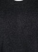 Robe en tricot avec des fentes, Dark Grey Melange, Packshot image number 2