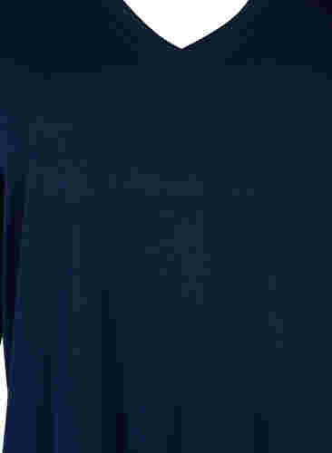 T-shirt avec manches en dentelle, Navy Blazer, Packshot image number 2