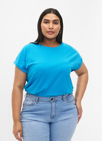 T-shirt à manches courtes en coton mélangé, Hawaiian Ocean, Model