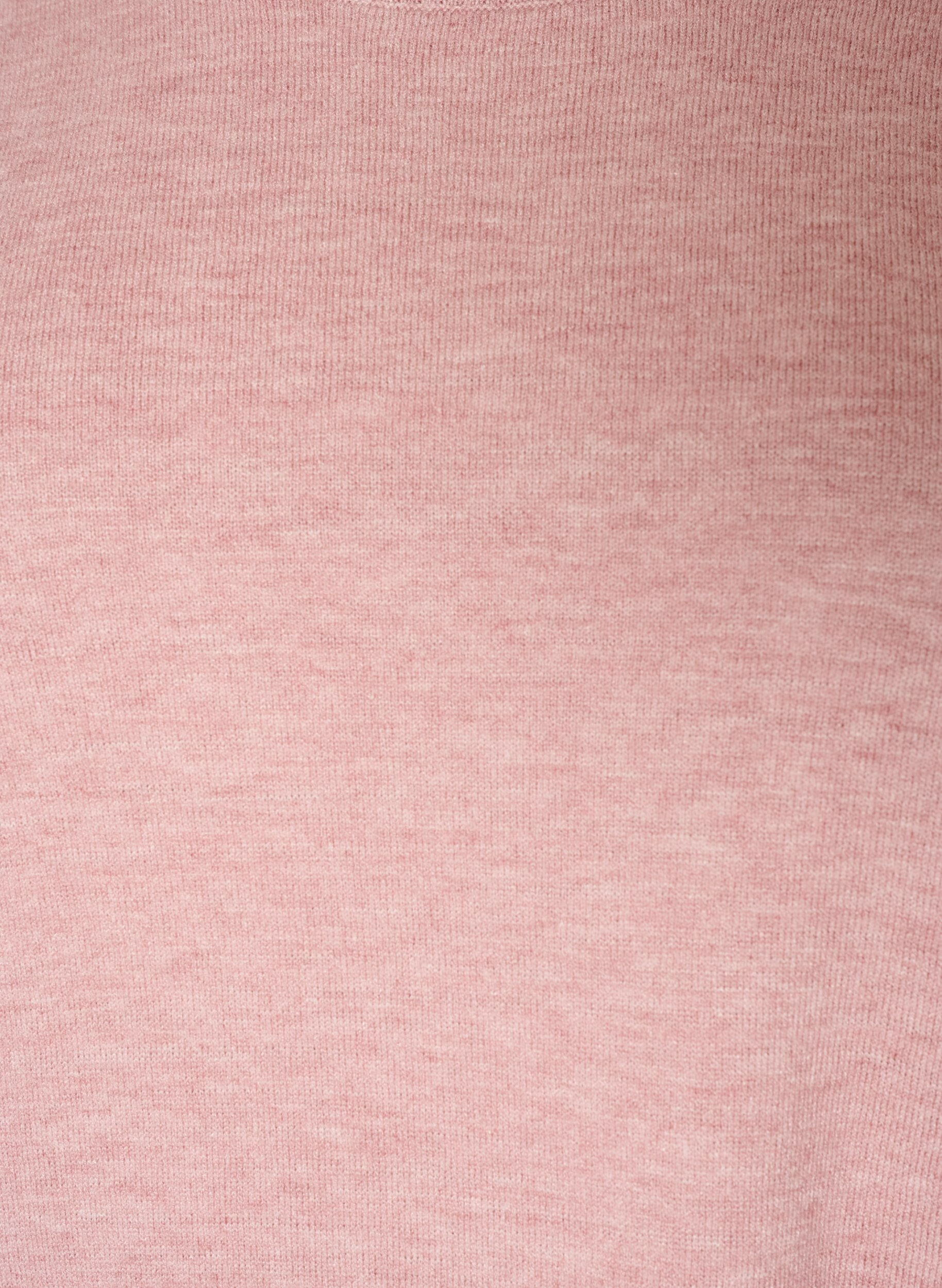 ZizziBlouse en maille avec un col rond, Rose, Packshot image number 2