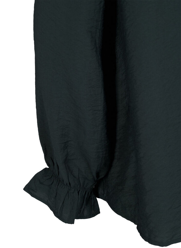 Chemisier à manches longues avec un col en V, Scarab, Packshot image number 3