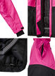 Veste de ski bicolore avec capuche, Fuchsia Purple Comb, Packshot image number 3