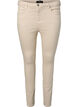 Super slim fit Amy jeans met hoge taille, Oatmeal, Packshot image number 0