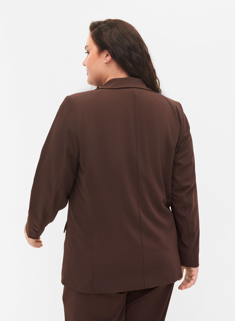 Blazer classique avec poches, Java, Model image number 1