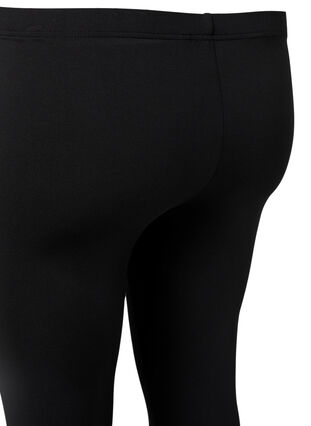 2-pack leggings avec longueur 3/4, Black / Black, Packshot image number 3