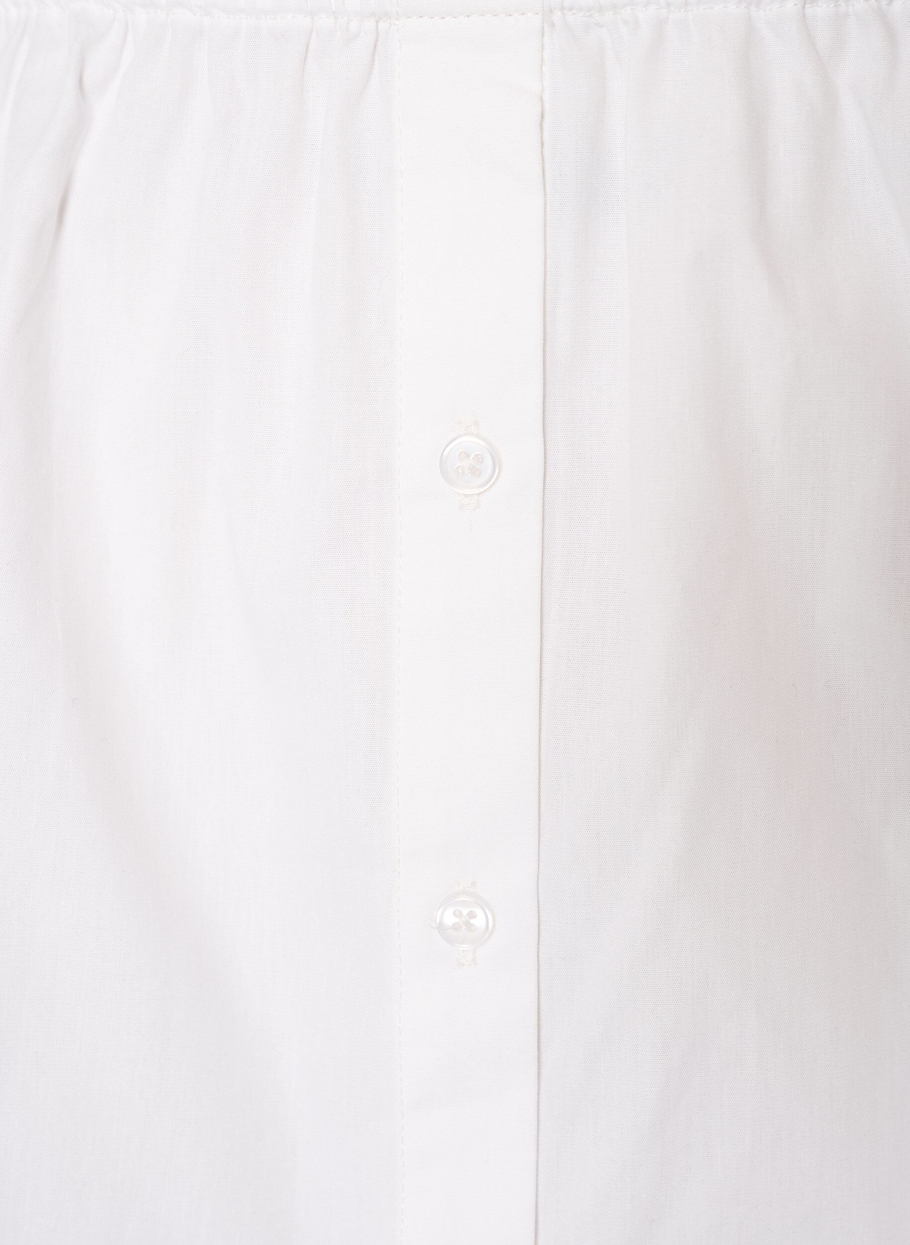 ZizziShirtextender in 100% katoen, Wit, Packshot image number 2
