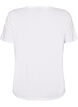 T-shirt imprim&eacute;, Blanc, Packshot image number 1