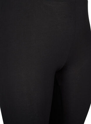 leggings 3/4 en viscose avec noeud, Black, Packshot image number 2