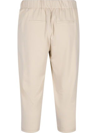 Pantalon culotte uni avec poches, Off White, Packshot image number 1