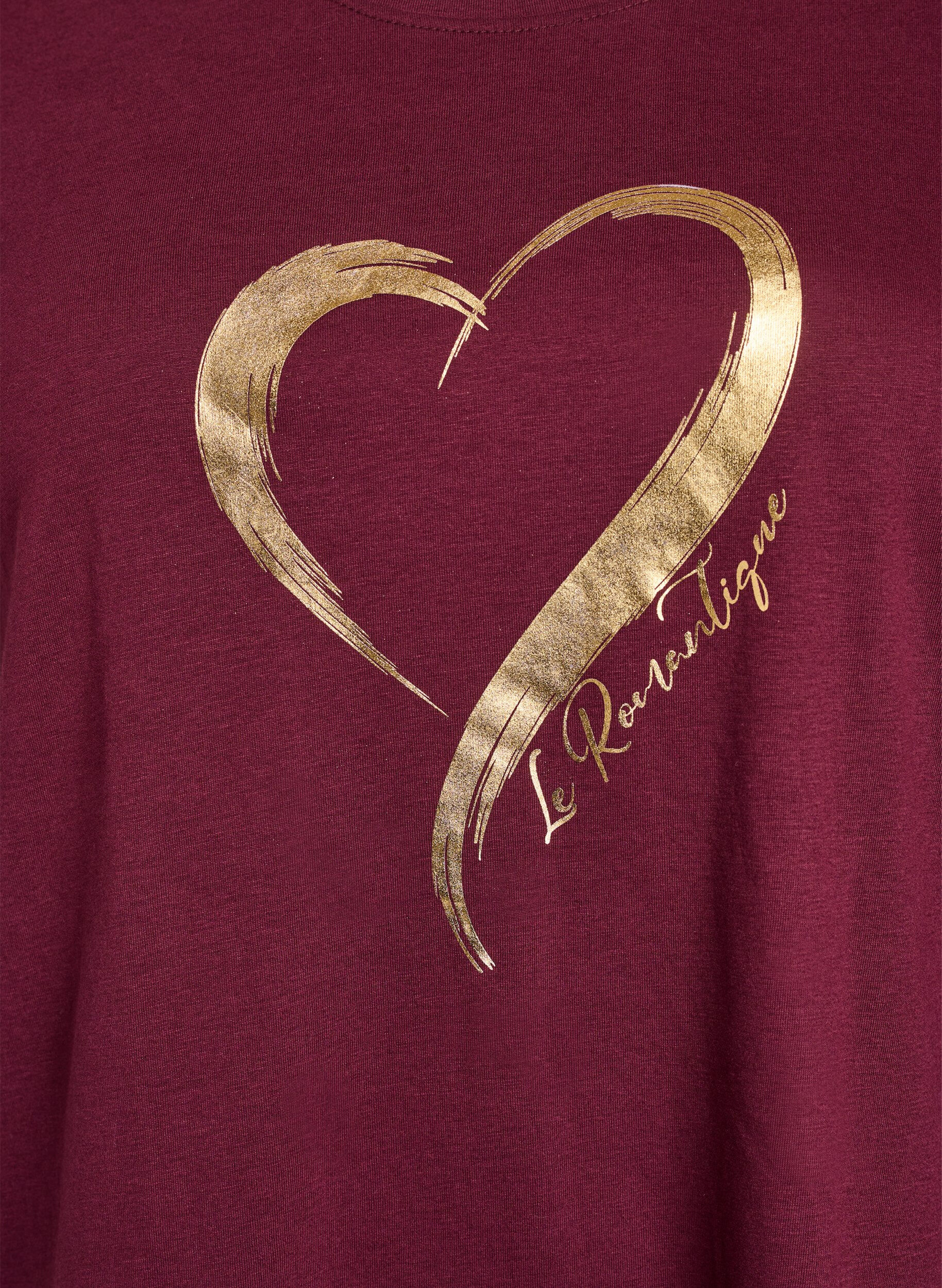 ZizziFLASH - T-shirt met print, Rood, Packshot image number 2