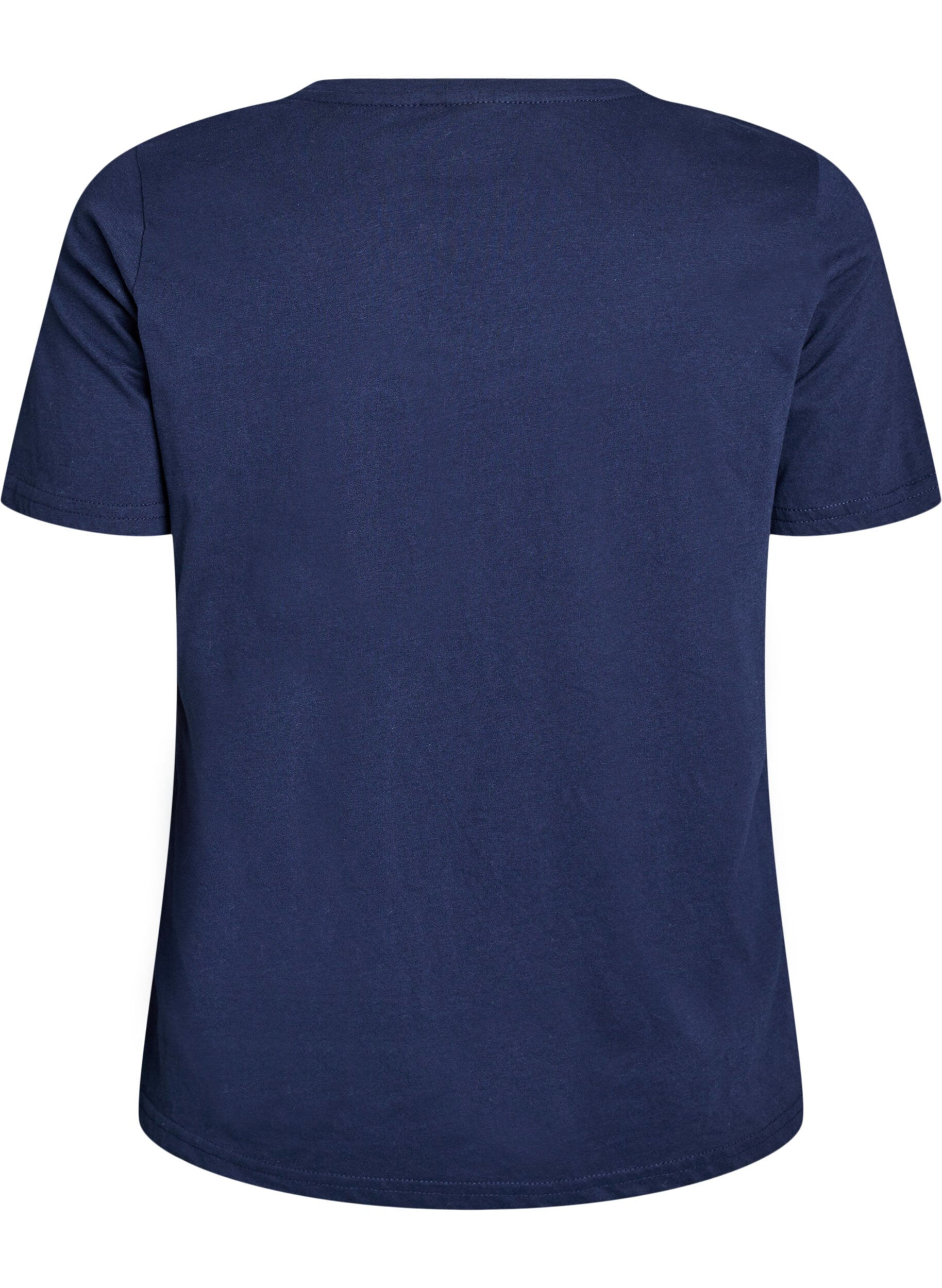 ZizziFLASH - T-shirt met motief, Blauw, Packshot image number 1