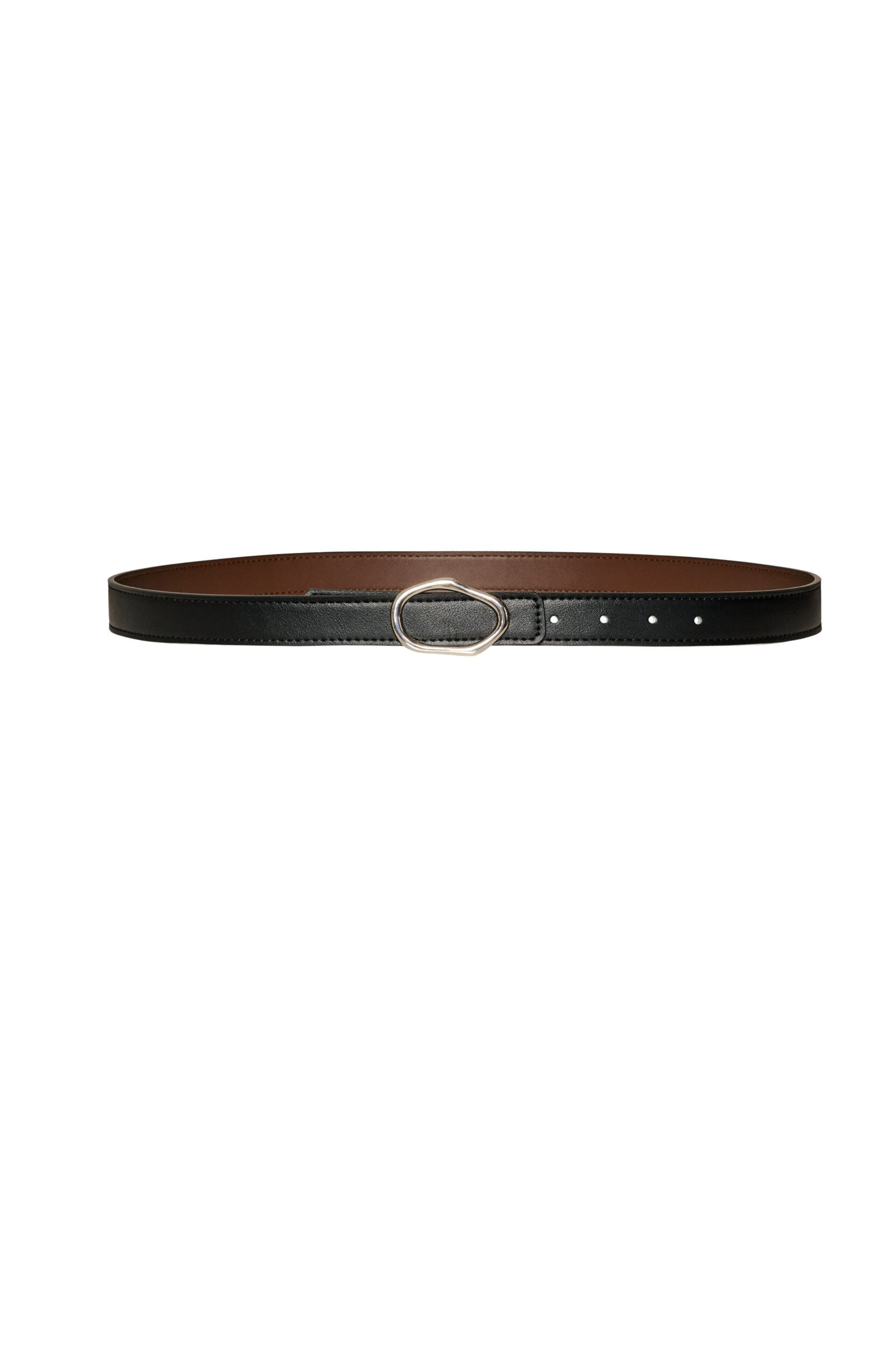 Ceinture r&eacute;versible avec boucles interchangeables